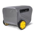 a cart with a cover on top of it.