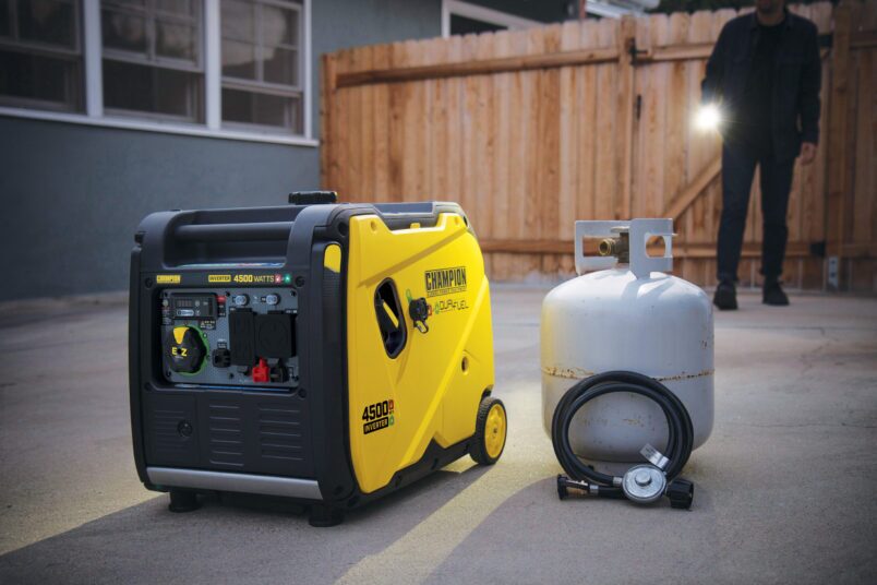 4500W Electric Start Dual Fuel Inverter - 201278 - Champion Power