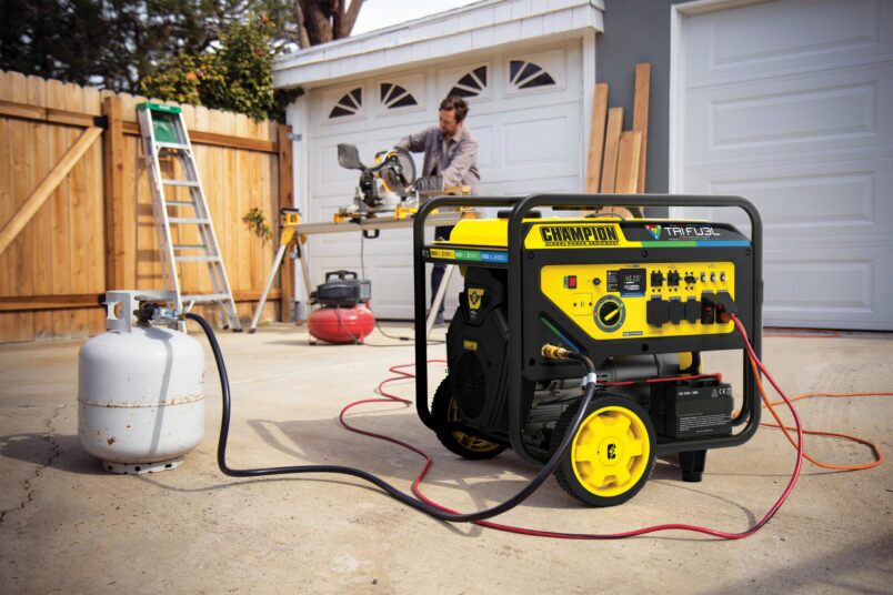 13,500W Electric Start Tri Fuel Generator - 201241 - Champion