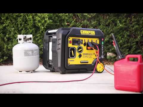 5500W Electric Start Dual Fuel Inverter with CO Shield® - 201273