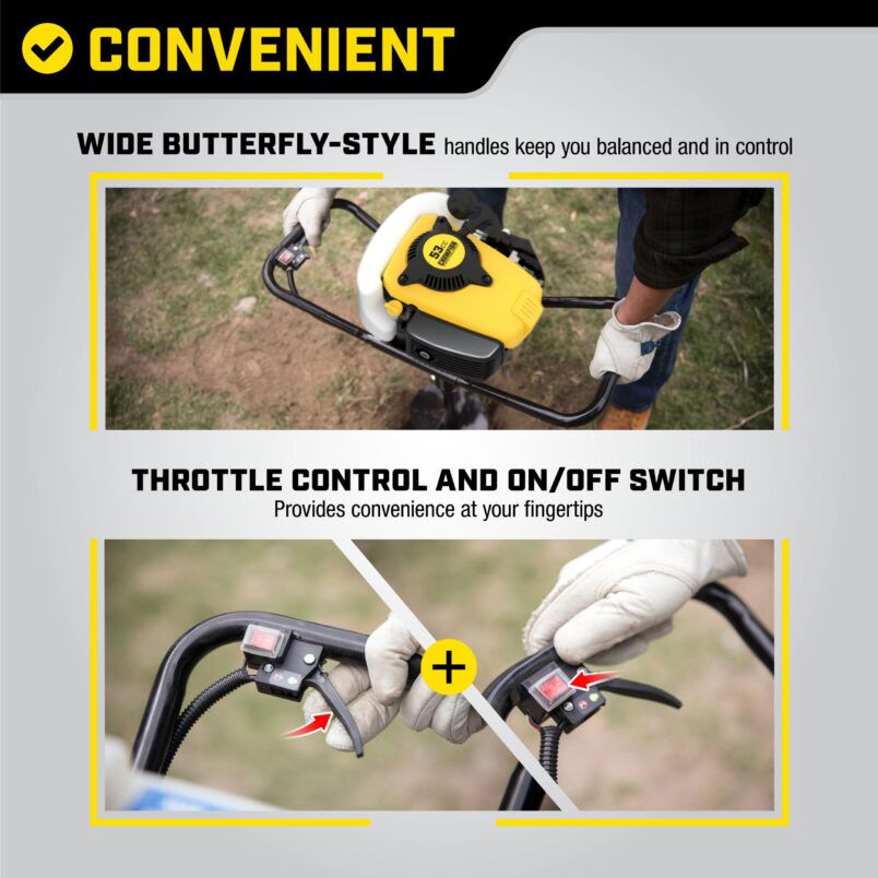 53 cc 4-Cycle Auger - 201092 - Champion Power Equipment