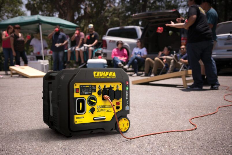 5500W Electric Start Dual Fuel Inverter with CO Shield® - 201273