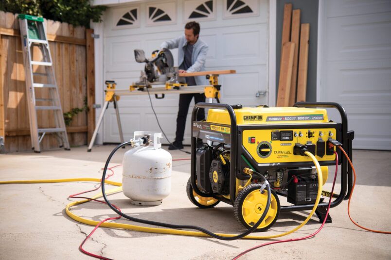 8000W Electric Start Dual Fuel Generator with CO Shield® - 201284