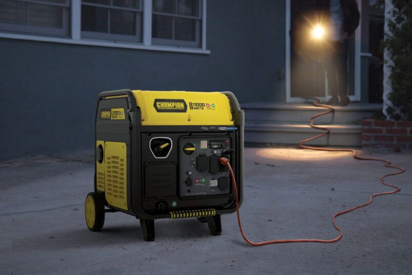 11,000W Electric Start Dual Fuel Inverter Generator with CO Shield
