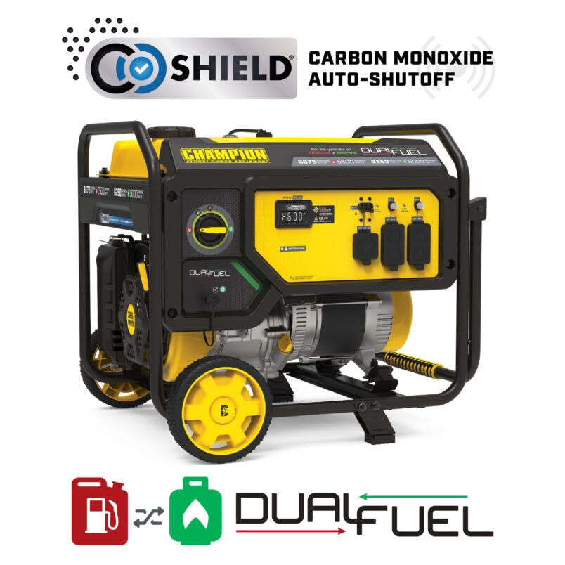5500W Dual Fuel Generator with CO Shield® - 201505 - Champion