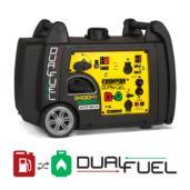 a portable generator with the words champion on it.