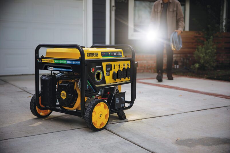 zininggraceです Champion 201438 12500W Tri Fuel Generator