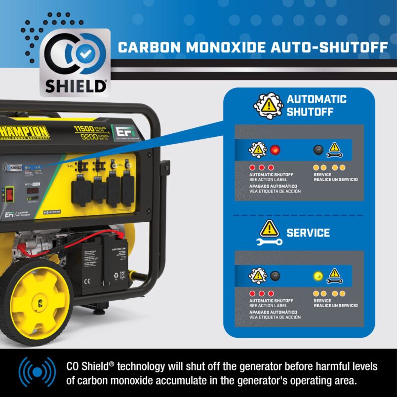9200W Electric Start EFI Generator with CO Shield® - 201431