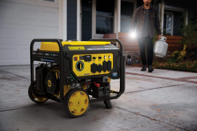 8000W Electric Start Dual Fuel Generator with CO Shield® - 201568