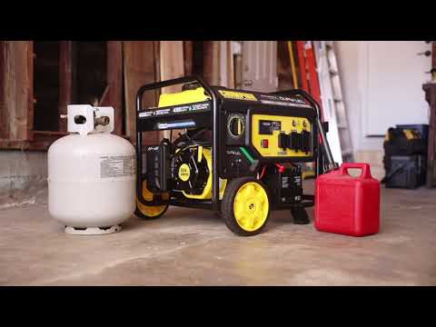 3650W Electric Start Dual Fuel Generator with CO Shield® - 201504