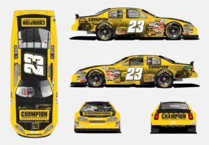 The No. 23 Champion Power Equipment Chevrolet Impala driven by Grant Enfinger (GMS Racing Photo)