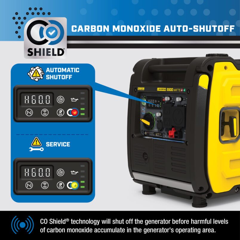 5500W Wireless Start Dual Fuel Inverter with CO Shield® - 201408