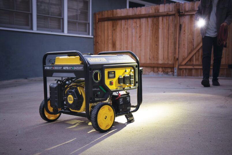 3800W Electric Start Dual Fuel Generator - 201052 - Champion Power