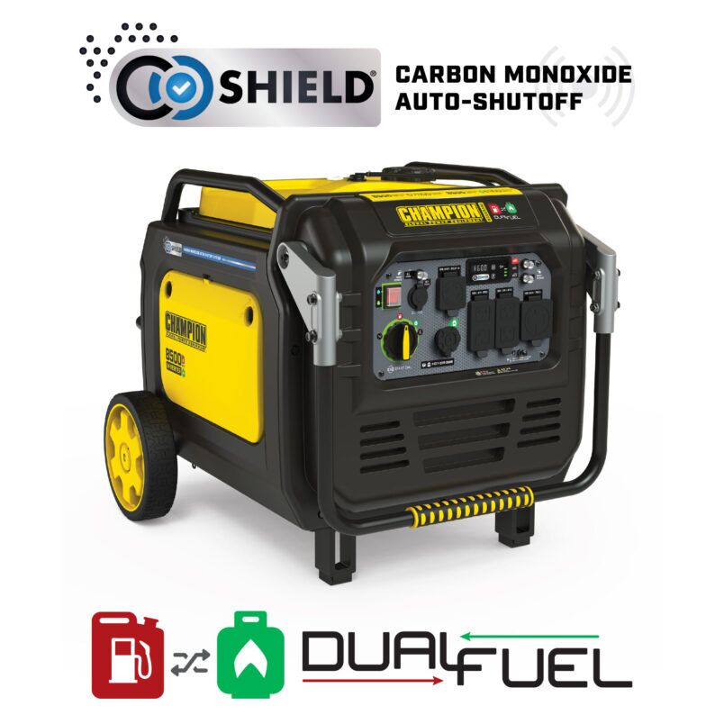 8500W Electric Start Dual Fuel Inverter with CO Shield® - 201175