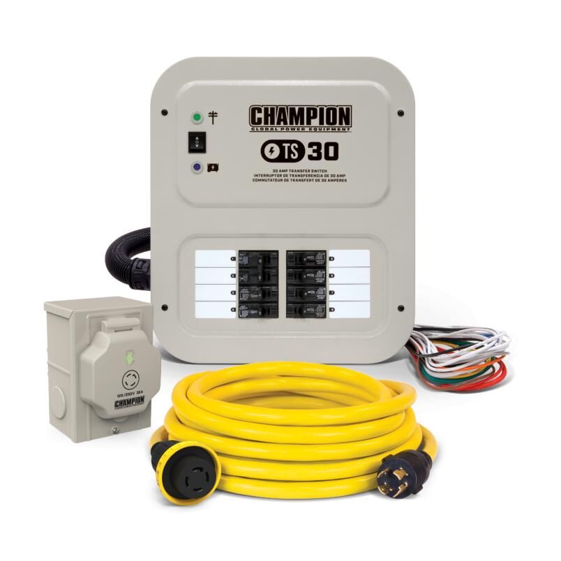 30A 240V Manual Transfer Switch - 201192 - Champion Power Equipment